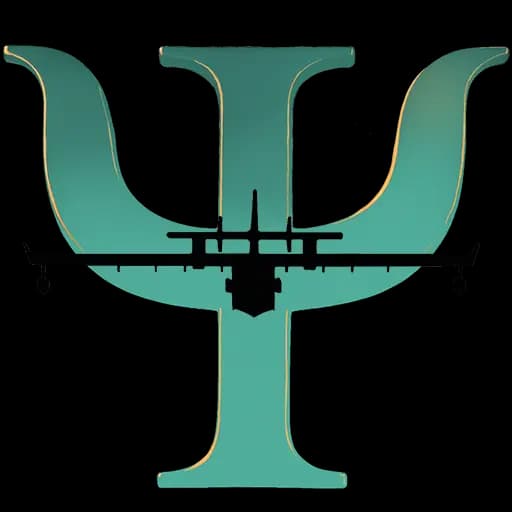 Psicopiloto logo de fondo en marca de agua